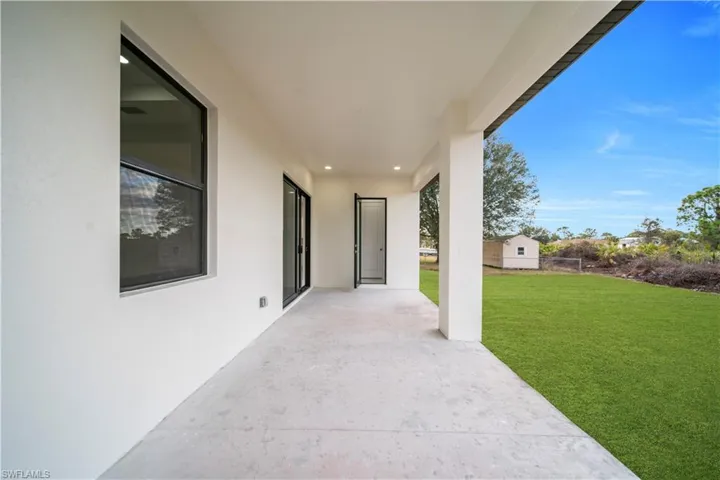 View of patio