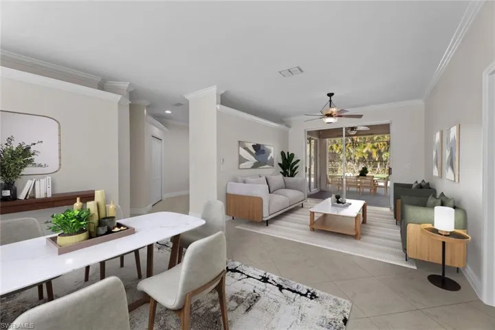 ***VIRTUALLY STAGED*** Living Room/Formal Dining
