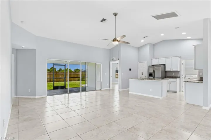 Enjoy an open layout where the living and dining areas blend seamlessly, creating a space that feels both spacious and inviting.
