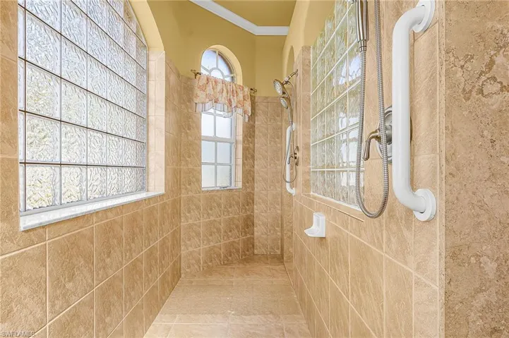 Primary walk through shower