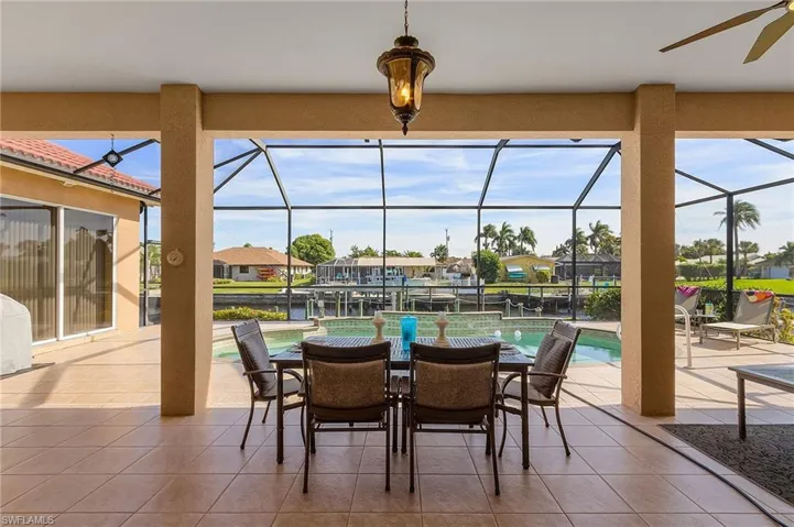 View of patio seating