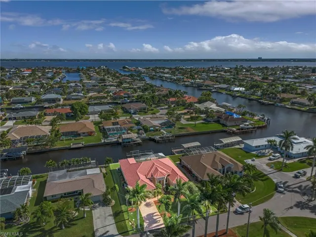 Aerial view of Waterway