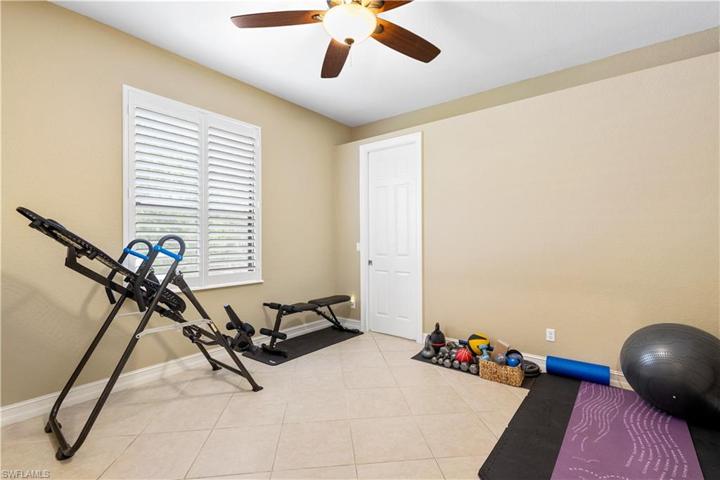 Main House Bedroom 3 (Currently used as exercise room)