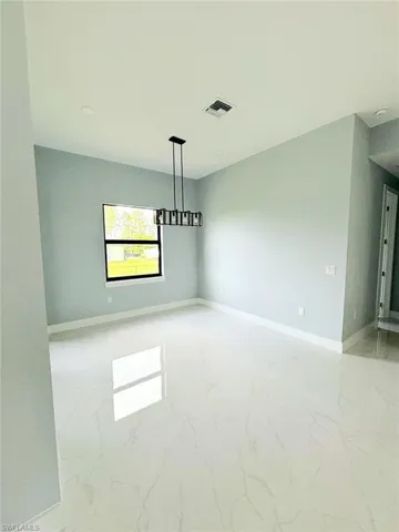 View of tiled empty room