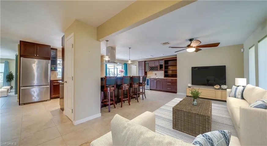Virtual Staging front living room