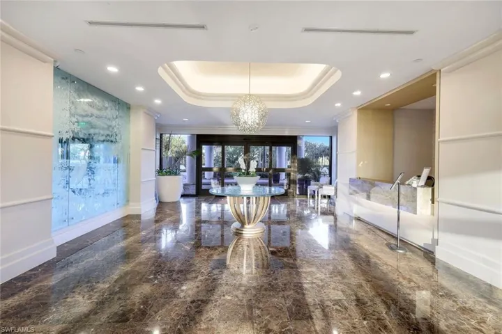 View of building lobby