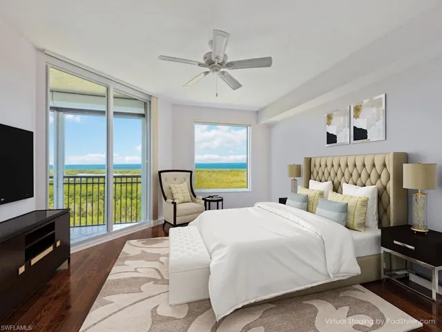 Principal Bedroom virtually staged rendering