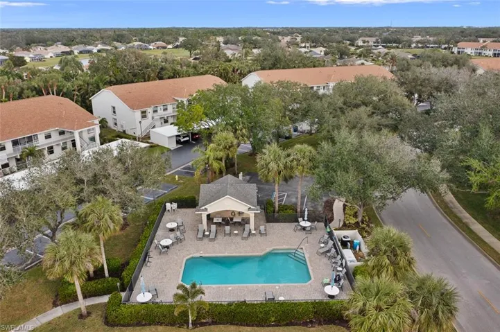 One of five community pools, just steps away from unit.