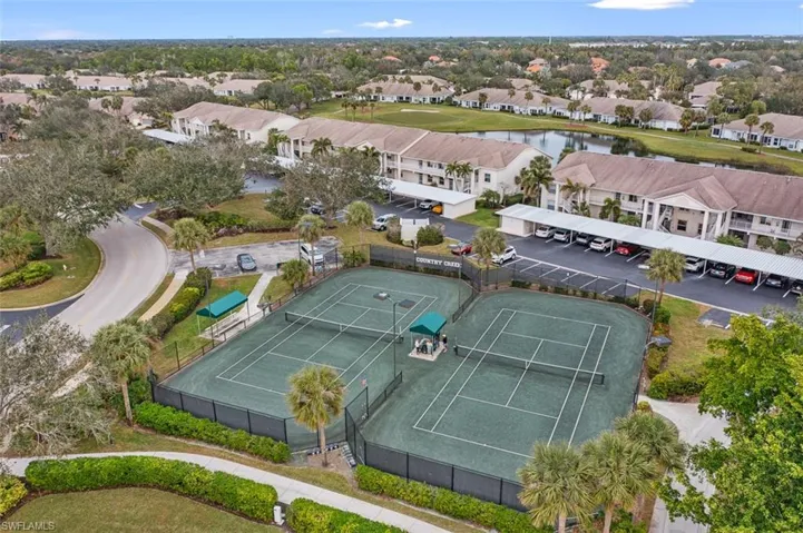 One of five tennis courts, close to unit.