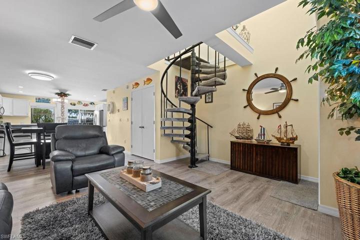 Living Room with staircase to the 2nd floor