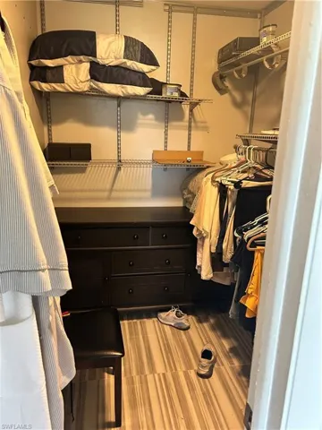 View of spacious closet