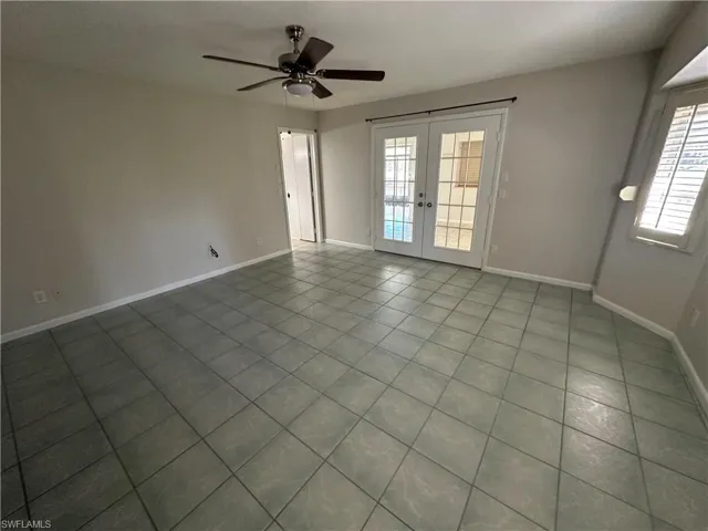 Spacious primary bedroom