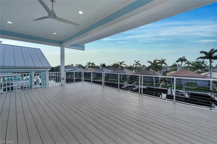 deck off living area