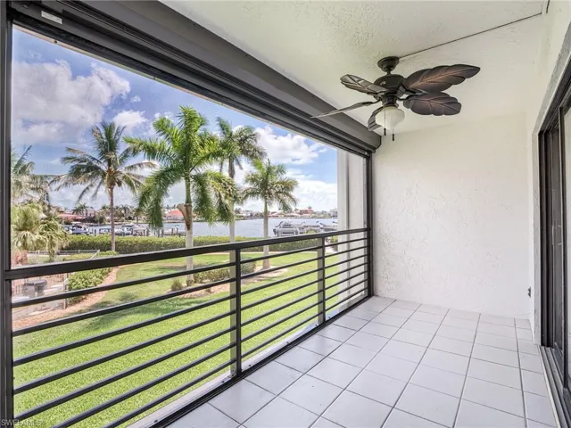 View of pool and back bay