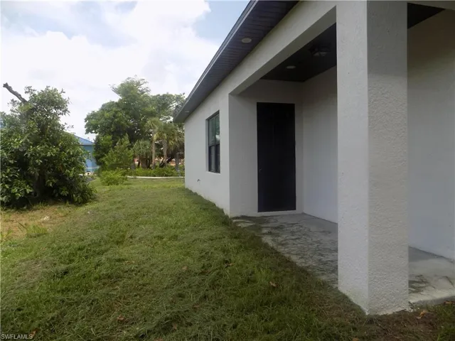 View of green lawn