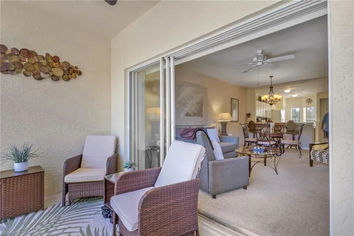 BALCONY & LIVING AREA