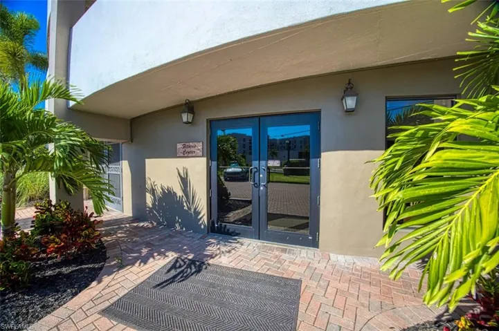 Entrance to the community room