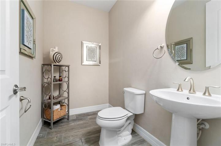 Half bath down stairs