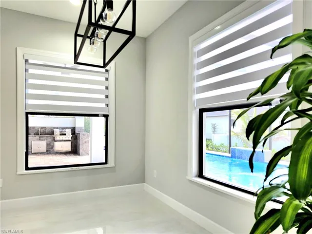 Spare room with baseboards