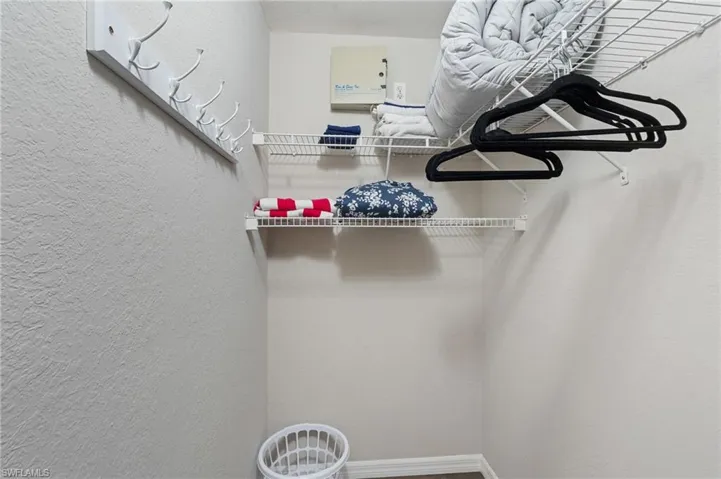 View of spacious closet