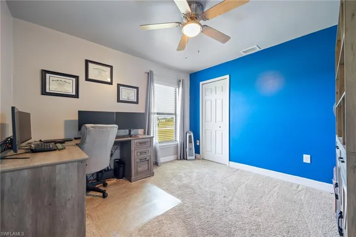 Guest Bedroom Used as the Office.