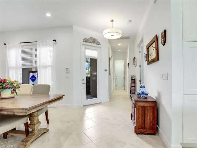 View of tiled entryway