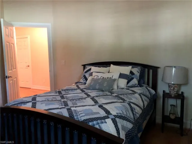 Bedroom featuring wood finished floors