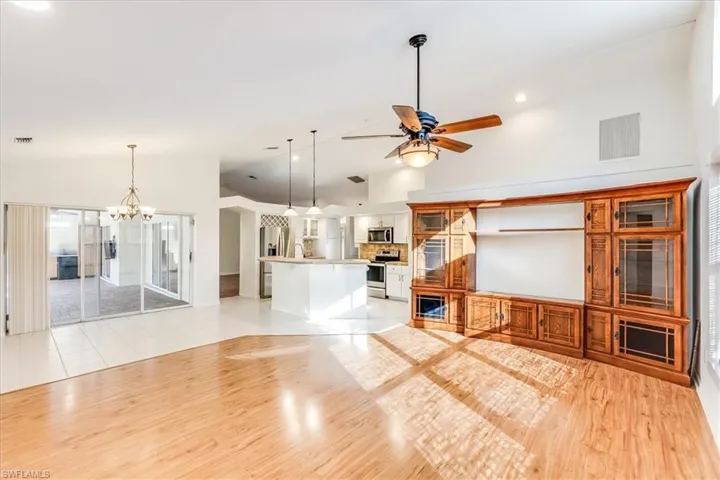 Open concept living space with all new interior paint