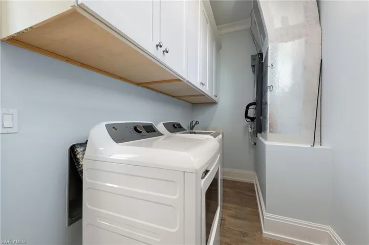 Upstairs Laundry room