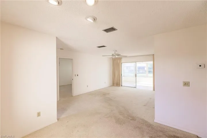 View from Dining Room into Living Room