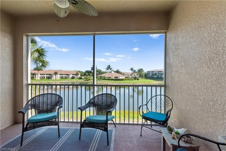 Lanai with peaceful water views.
