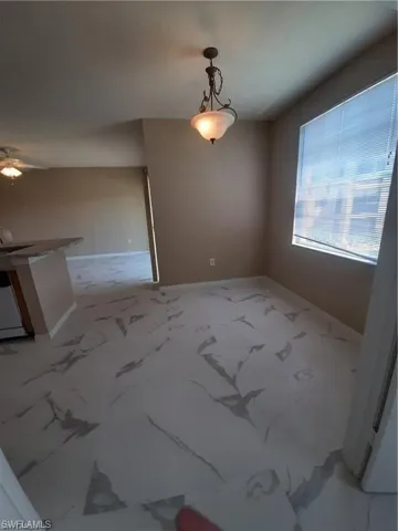 View of unfurnished dining area