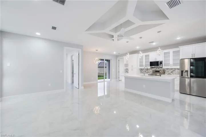 Kitchen, Living Room