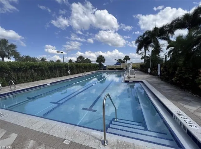 View of pool