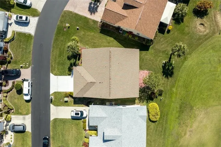 Birds eye view of New Roof