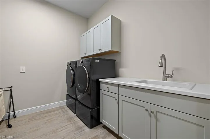 Large Laundry with Extra Storage space