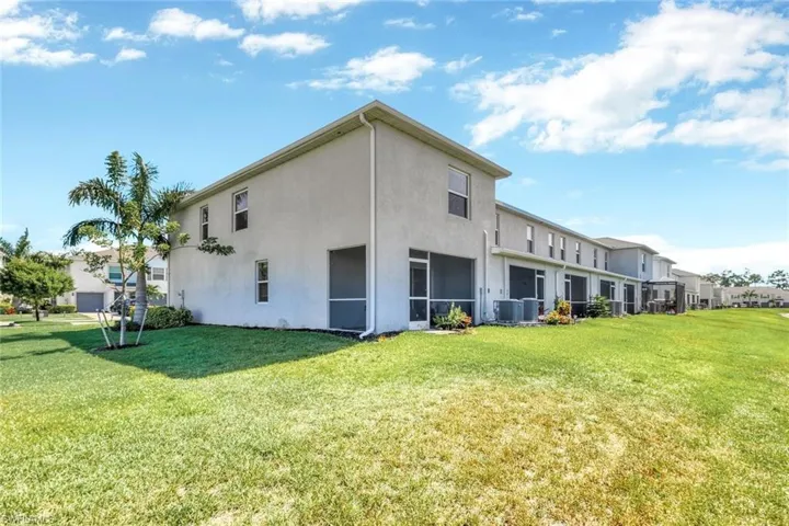 Rear view of property