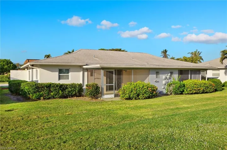 Rear Elevation showing Lanai (property to the left in this photo)