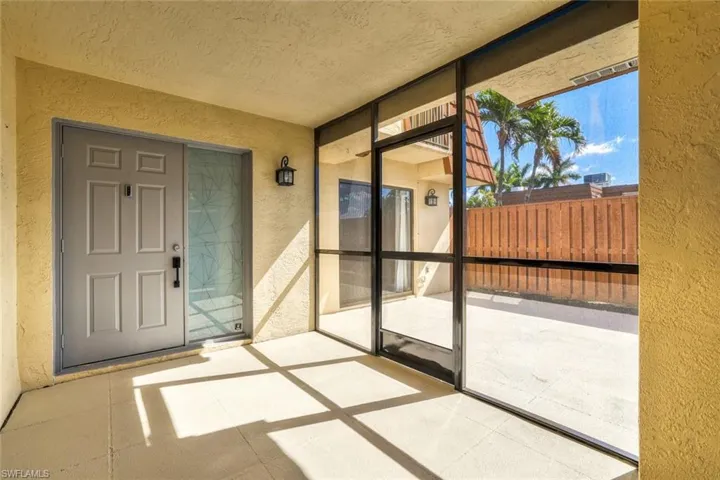 Screened lanai