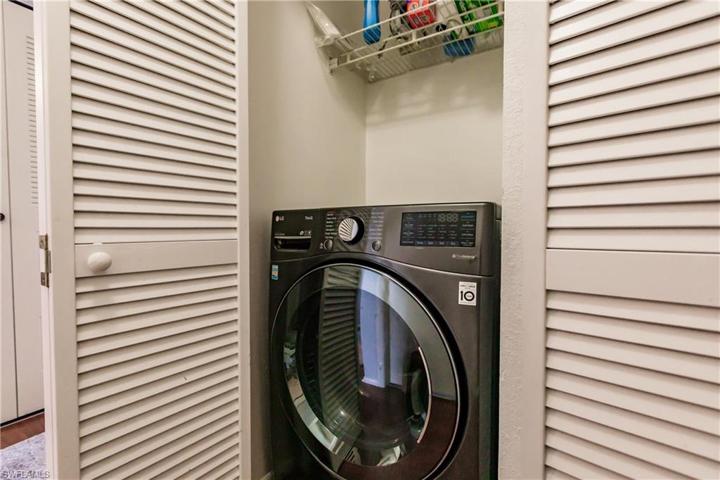 And mechanical closet.