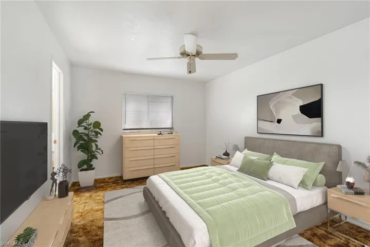 PRIMARY BEDROOM VIRTUALLY STAGED