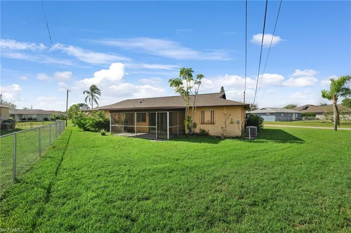 REAR ELEVATION-PLENTY OF ROOM FOR A POOL