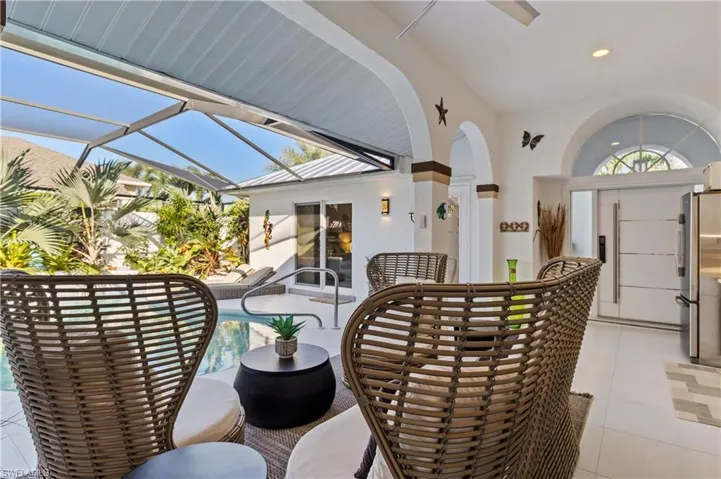 View of patio with  outdoor pool