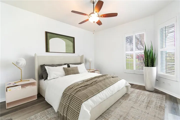 Spacious Master Bedroom Suite with Slider That Leads to Lanai