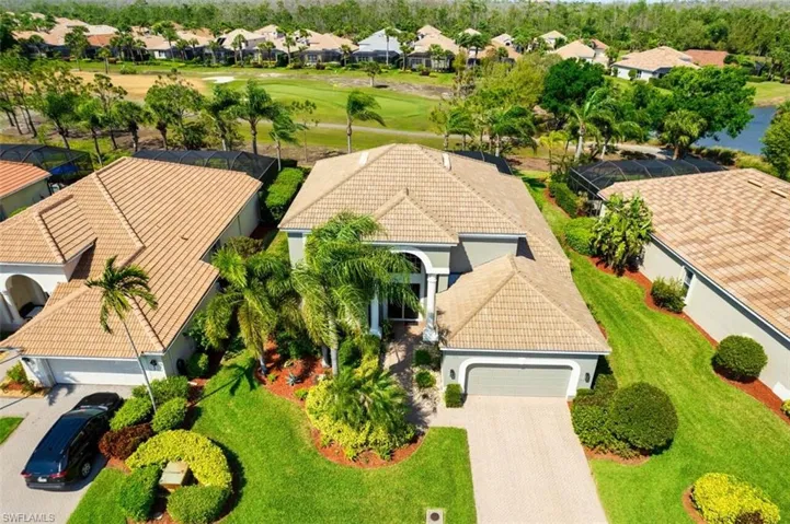 Bird's eye view featuring a residential view