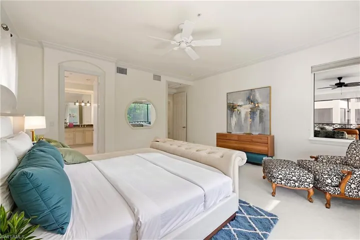 Virtually staged to show furniture options.