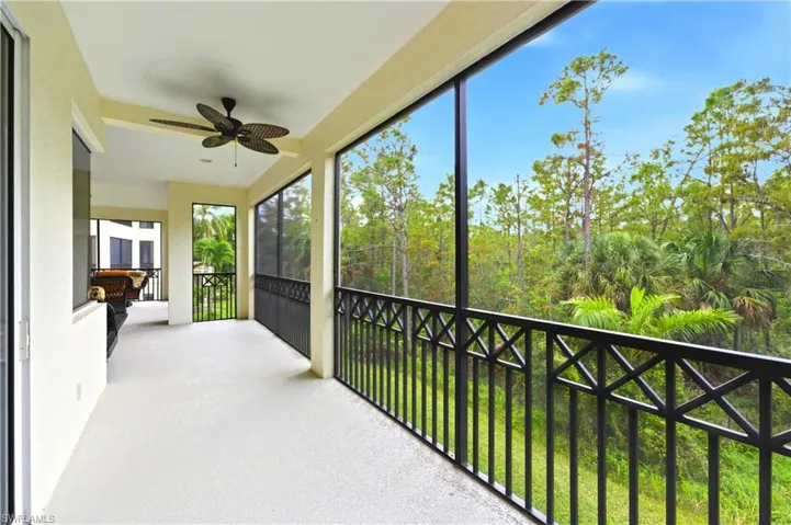 Balcony off master suite..