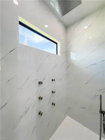 Luxurious primary shower