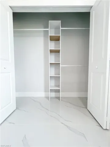 Two walk in closets