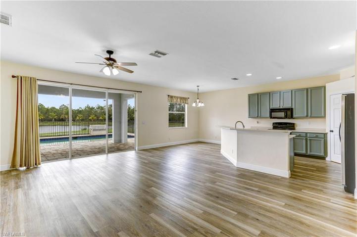 Lake views from the moment you walk into the home.